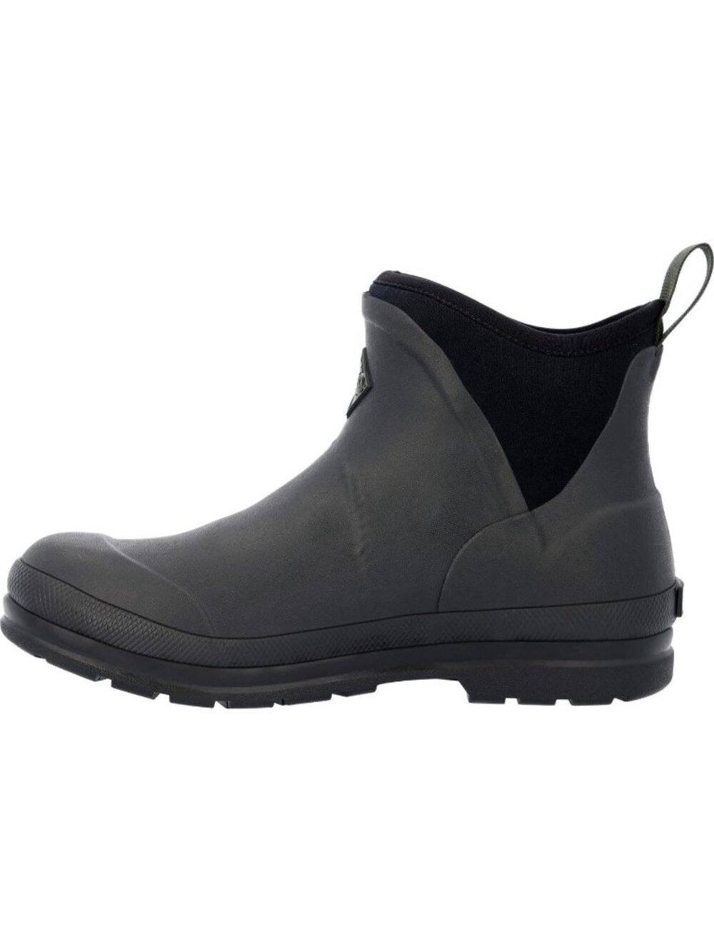 🆕Women's Dark Grey Muck Boot Originals Ankle Boots Plaid Duck Rain Shoes
